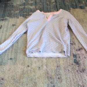 Vineyard Vines Pastel Whale Pattern Top long sleeve